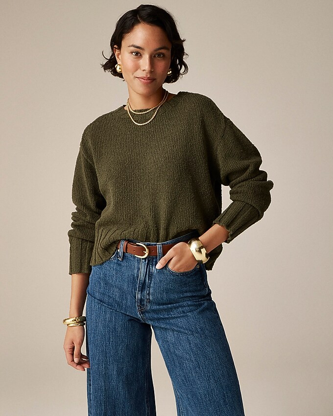 Relaxed crewneck sweater | J. Crew US