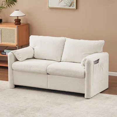 2-Seater Couch, Upholstered Loveseat Sofa For Living Room, Bedroom And Office, Upholstered Sofa For Indoor | Wayfair North America