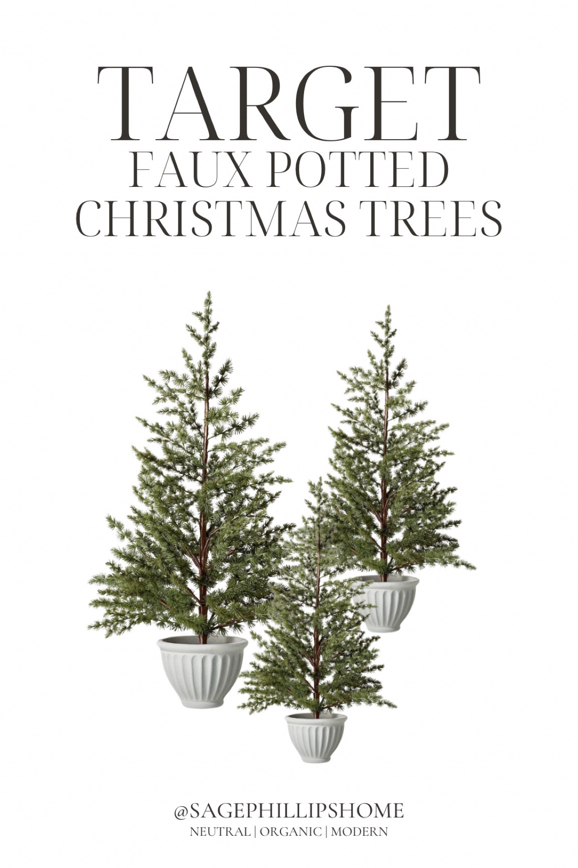 Keeping it simple and cozy with these faux potted Christmas trees from Target 🎄 Available in a few sizes, they’re great for bundling together to fill those empty corners or small areas with festive charm!



#LTKautumn #LTKcanada #LTKsale