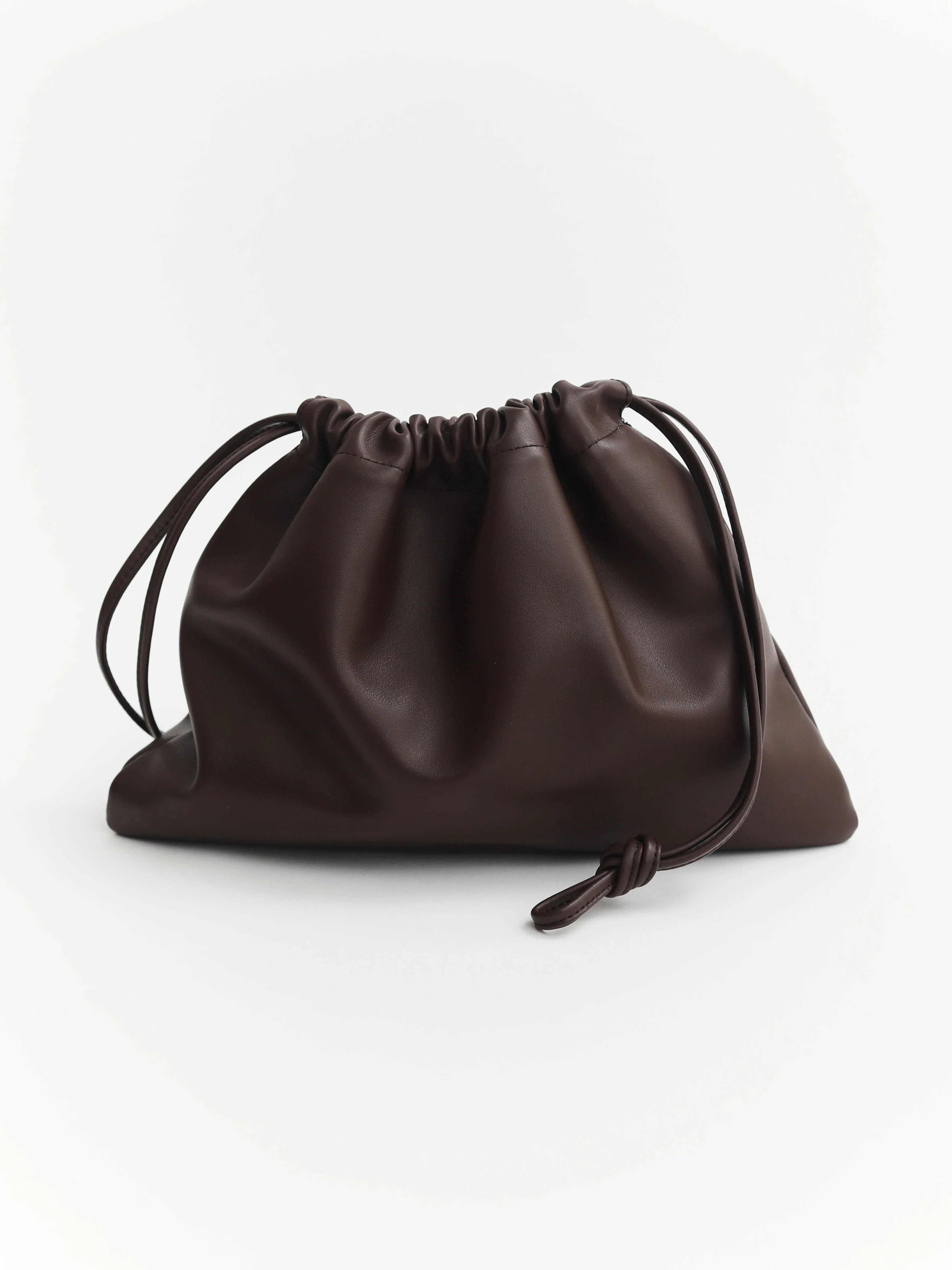 Fin Drawstring Pouch in Coffee | The Horse (US, AU, UK, NZ)