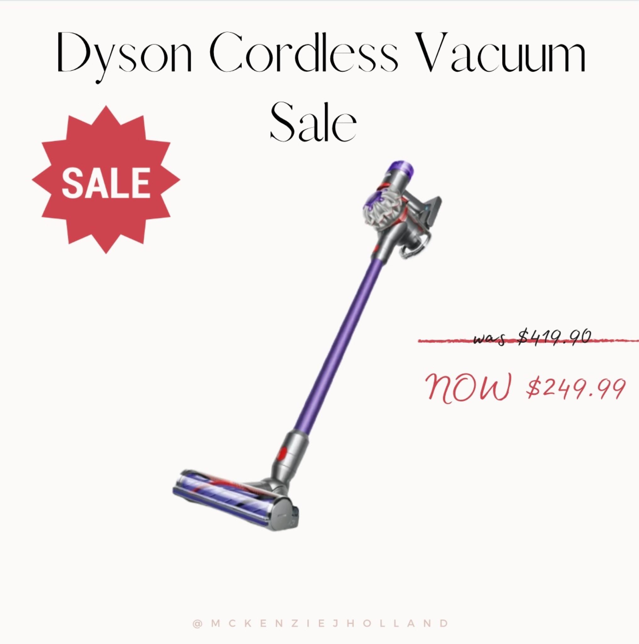 Dyson Cordless Vacuum Major Sale!! Grab it while you can!!

#LTKFind #LTKsalealert #LTKhome