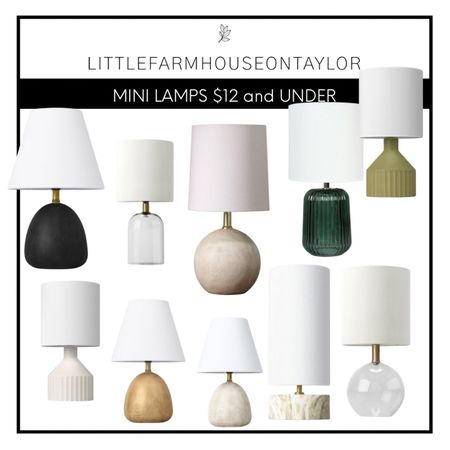 These mini lamps from #target and #walmart are perfect for ambiance! Perfect for under kitchen cabinets or small spaces! Don’t worry about an outlet - just get a battery light! 

#LTKhome #LTKsalealert #LTKSeasonal