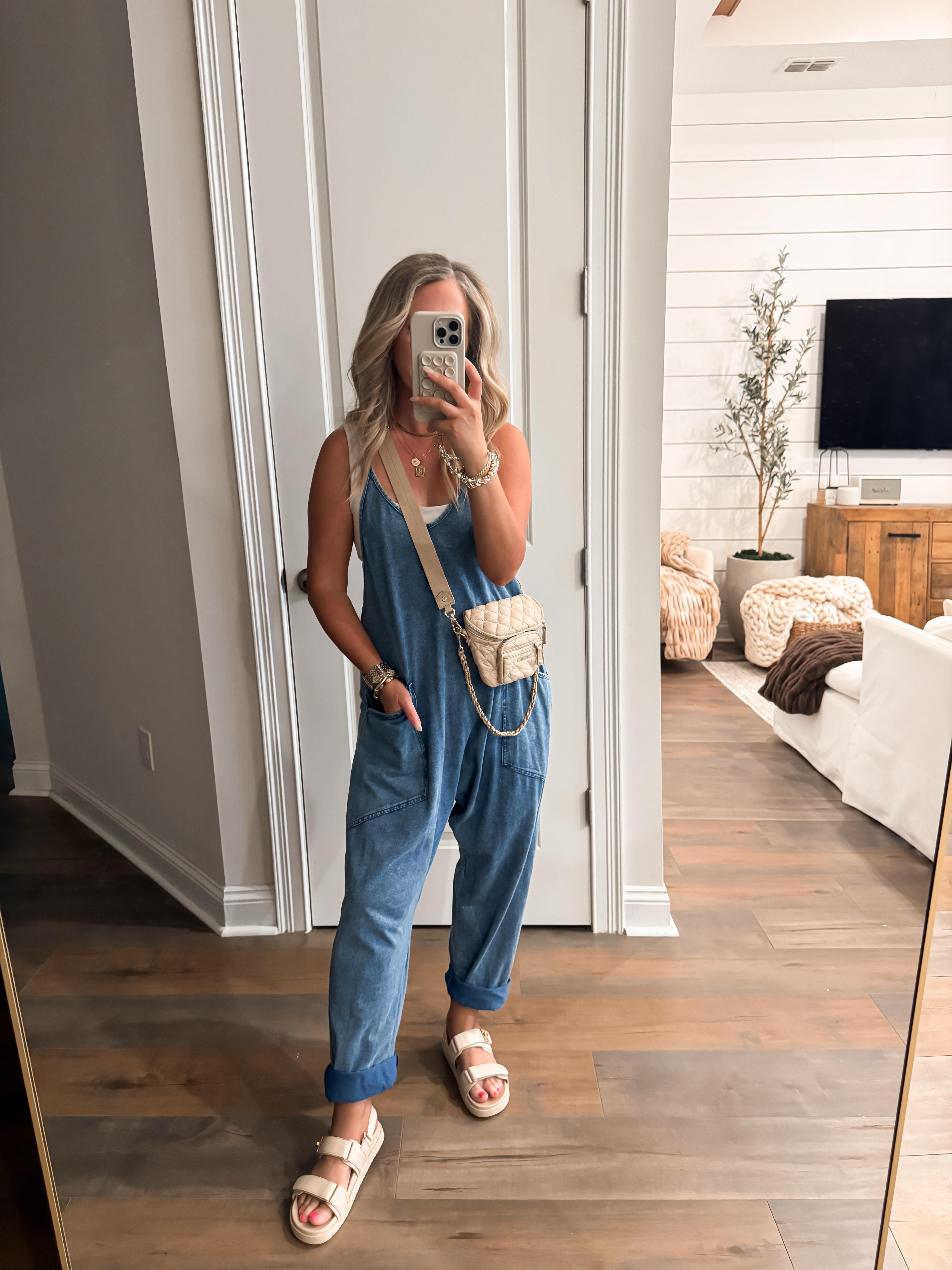 This jumpsuit is my go-to throw-on-and-go find! Comfy, cute and ready in seconds. Look for less find. 👀 Wearing size S.

Amazon fashion, denim jumpsuit, throw on and go, comfy outfit, casual style, everyday look, effortless outfit, mom style, easy outfit, relaxed chic, one piece outfit, laid back style, on the go look, fp movement look, affordable finds.  

 #LTKootd #LTKmomlife #LTKActive