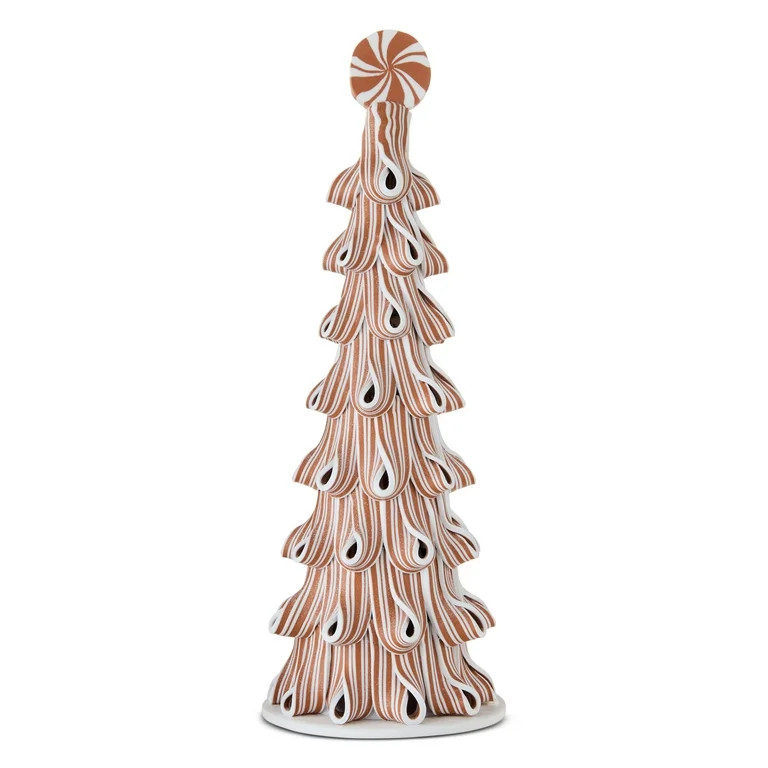 Peppermint Candy Tree Christmas Decoration, Multicolor, 14", by Holiday Time | Walmart (US)