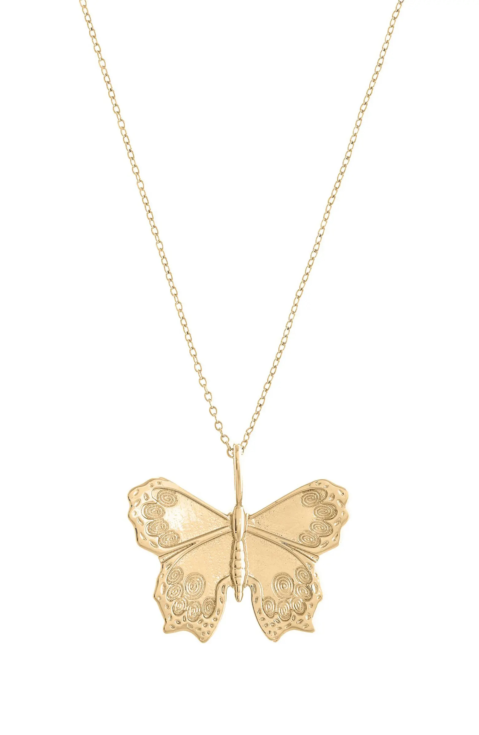 Girls Crew Butterfly Necklace | Nordstrom | Nordstrom