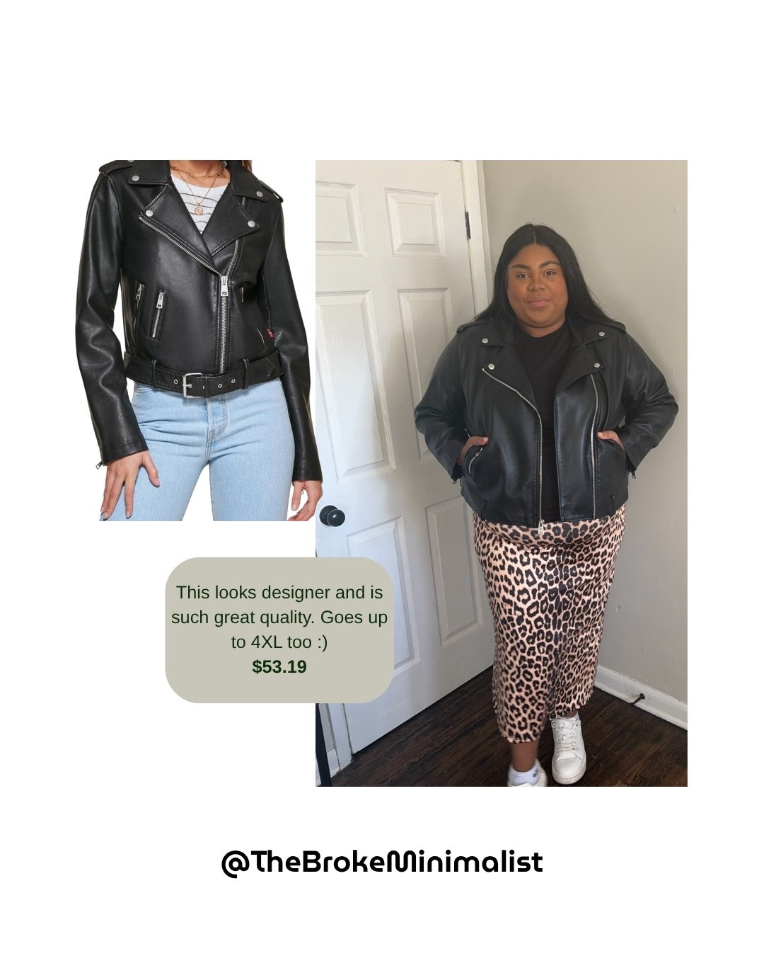 Plus Size leather jacket
Plus size minimal jacket 
Minimal leather jacket 
Amazon leather jacket plus size 
Amazon finds

#LTKPlusSize #LTKFindsUnder100 #LTKFindsUnder50