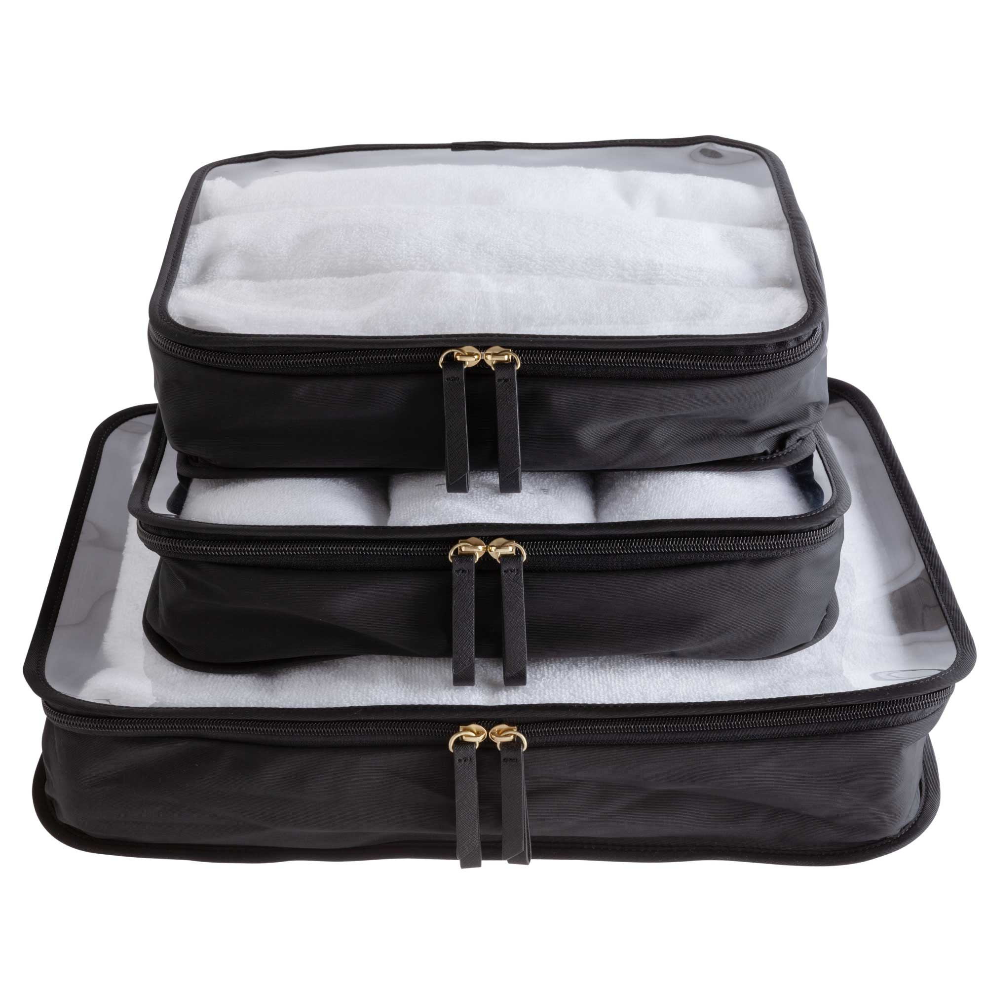 Clear Packing Cubes: Travel, Makeup, & Toiletries | Truffle Cubes | Truffle
