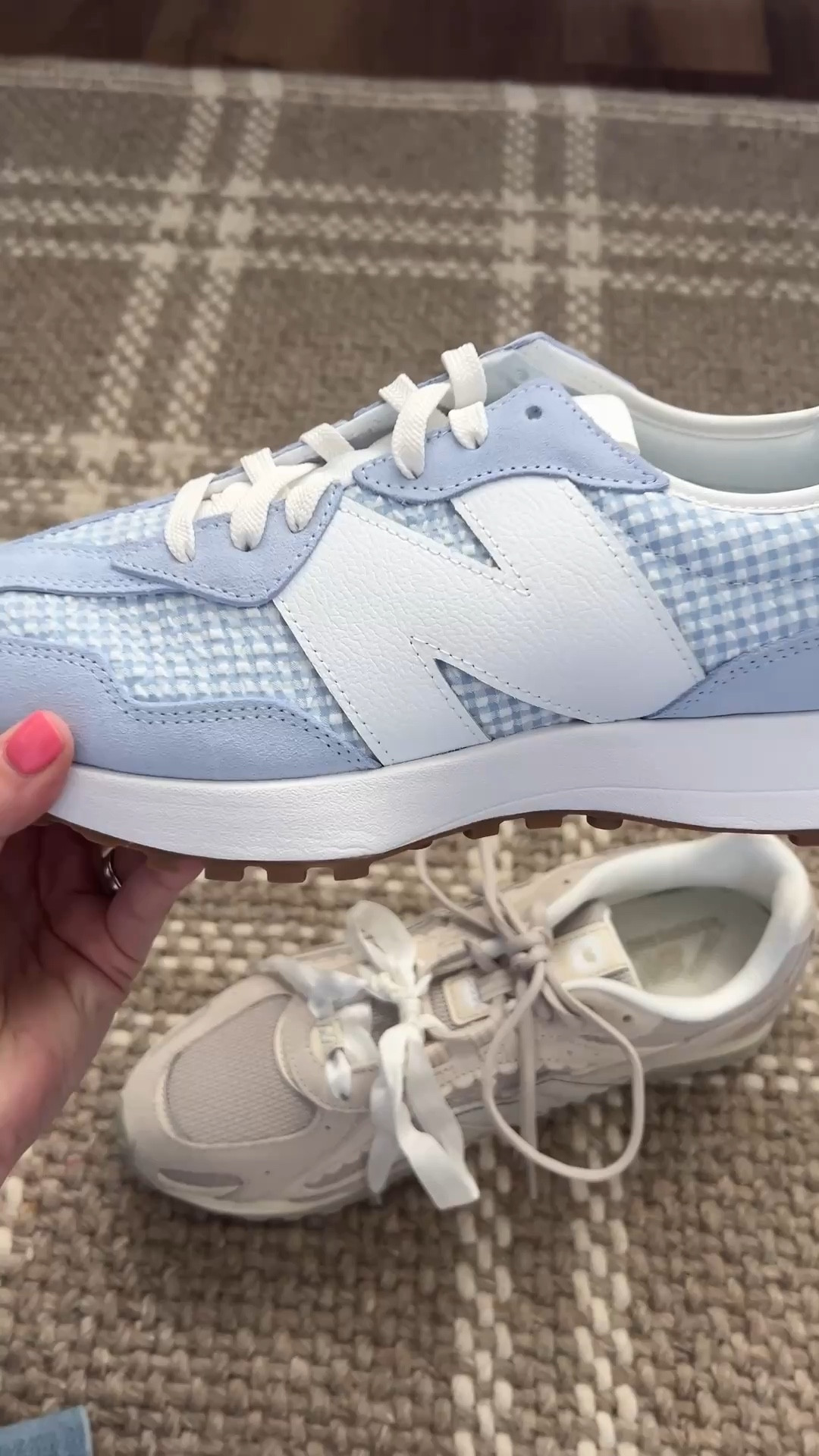 Ordered these new balance sneakers for spring so fast!!! 

Women’s sneakers 
Women’s shoes 
Women’s spring shoes 

#LTKmomlife