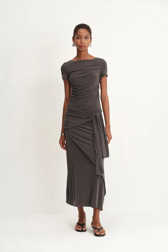 Nhat Jersey Dress in Tencel-Merino Knit | Fabrique