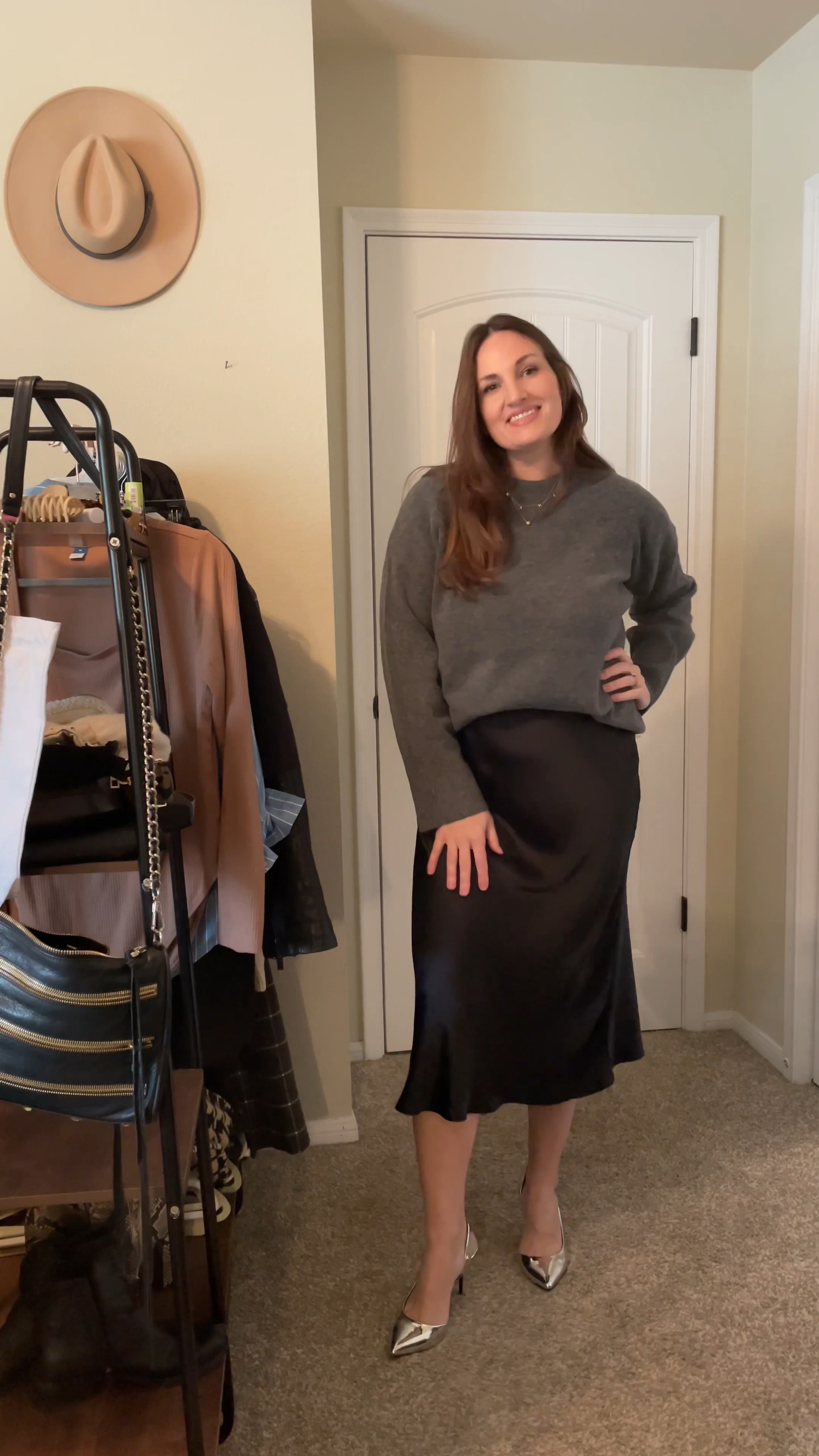 6 Ways to Style a Gray Crewneck Sweater 🩶 
Finally found the perfect, affordable gray crewneck sweater at Target & couldn’t wait to style a reel for y’all 📽️ (wearing a large)

#LTKover40 #LTKmidsize #LTKHoliday