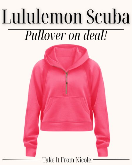 Lululemon Scuba pullovers on deal for just $89! All sizes of this pink one are in stock as of post time!

#LTKOver40 #LTKSaleAlert #LTKFindsUnder100