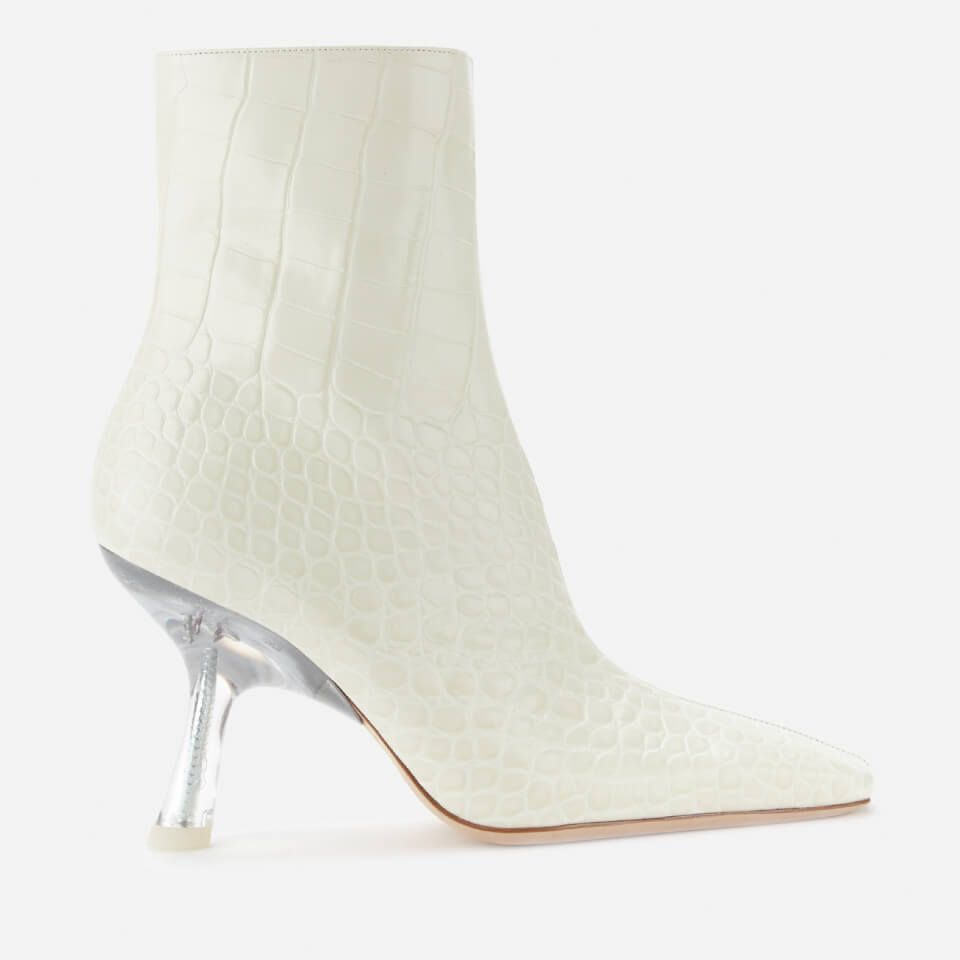 Simon Miller Women's Foxy Leather Heeled Boots - White | Coggles (Global)