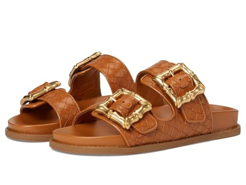 Schutz Women's Enola Sporty Woven Cuoio Brown 5.5 M | Amazon (US)