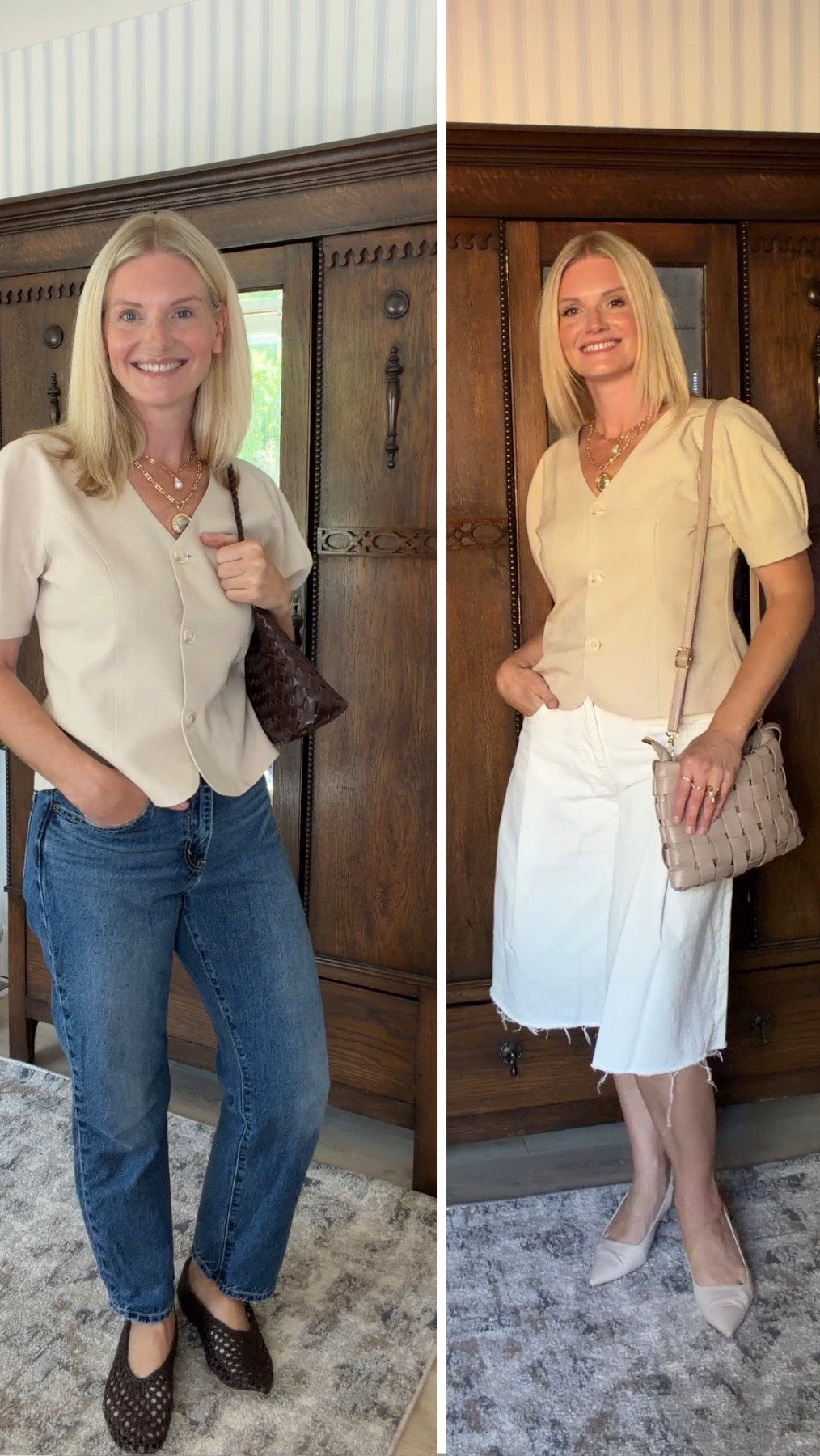 I love investing in versatile pieces that can be styled a dozen different ways. Wear it casually with ballet flats during the day, then switch to heels for an effortlessly polished evening look.

These are the timeless staples I reach for again and again because they work wherever the day takes me. 🤍

#LTKootd #LTKgrwm #LTKOver40