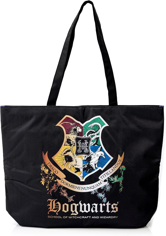 Conquest Journals Harry Potter Hogwarts Tote Bag with Padded Laptop Sleeve, Inside Pocket, Elasti... | Amazon (US)