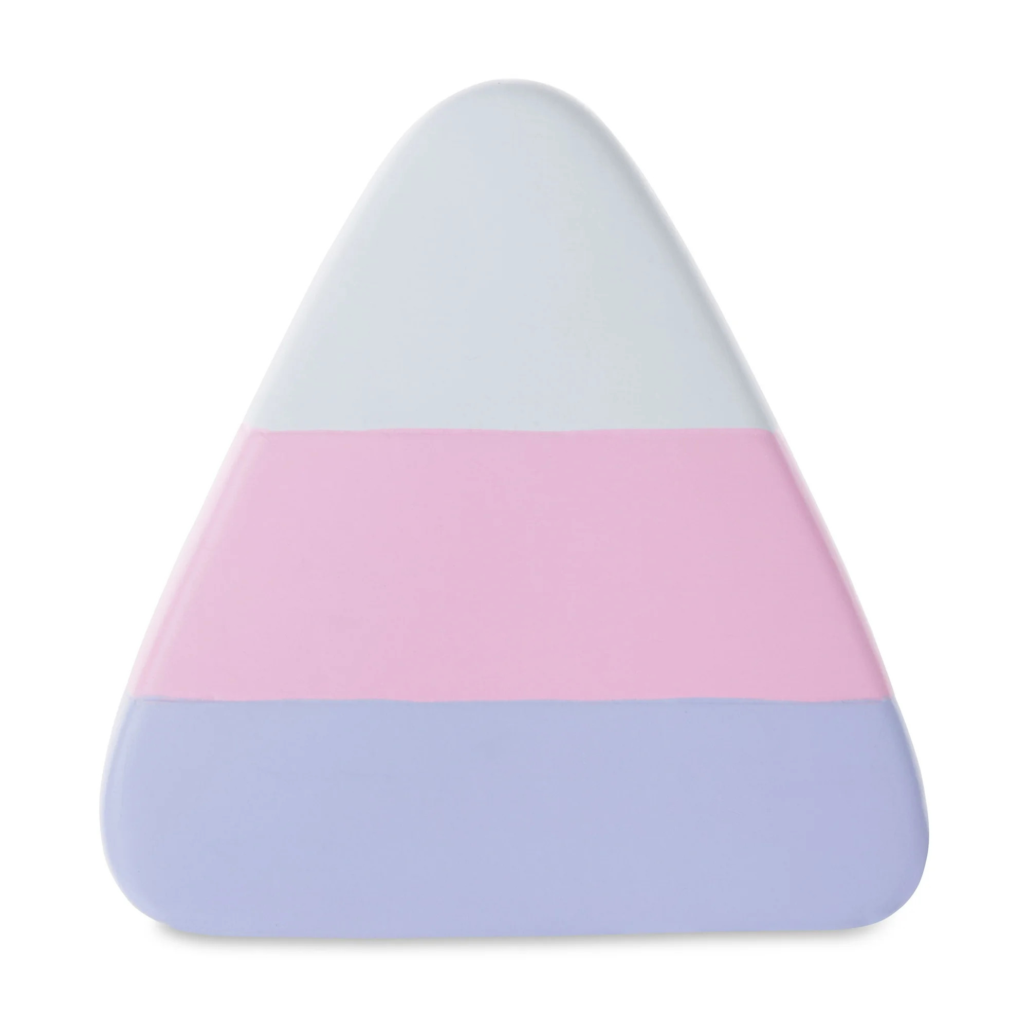 Halloween Candy Corn Tabletop Decoration, White/Pink/Purple, 4.25 in x 1.5 in x 4.375 in, by Way ... | Walmart (US)