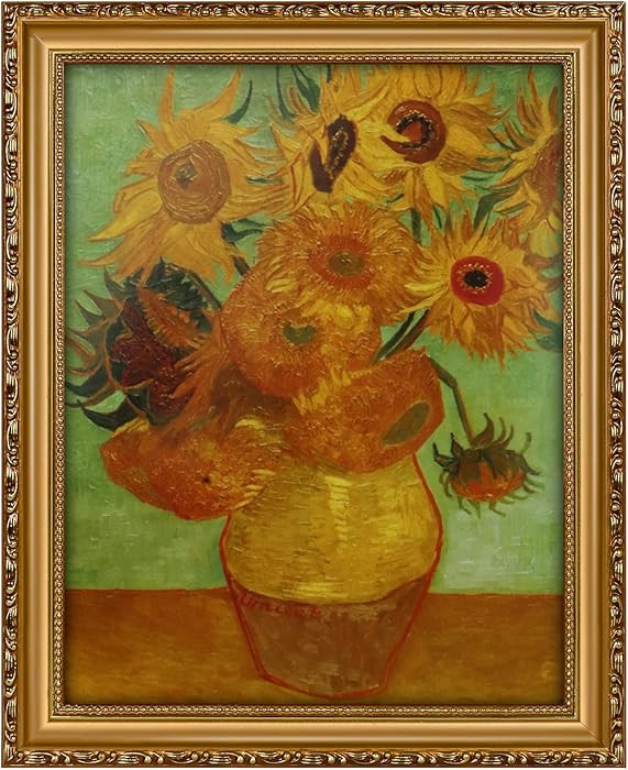 Gold 11x14 Picture Frame with Mat, Vintage Wood Photo Frame for Real Glass, Matted 8x10 or 11 x 1... | Amazon (US)