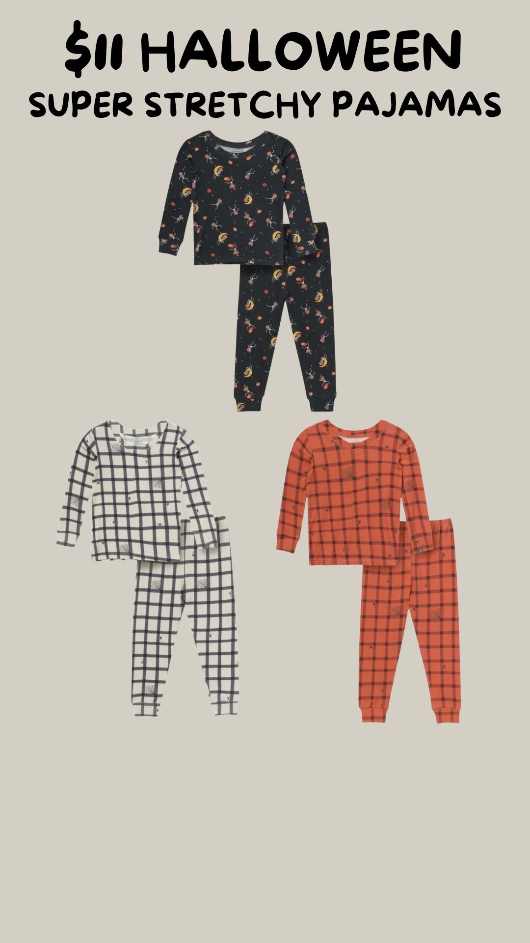 Cutest comfiest Halloween pjs for kids! Bamboo type material that’s super stretchy! I always size up just so they fit longer!

#LTKKids #LTKFamily #LTKBaby