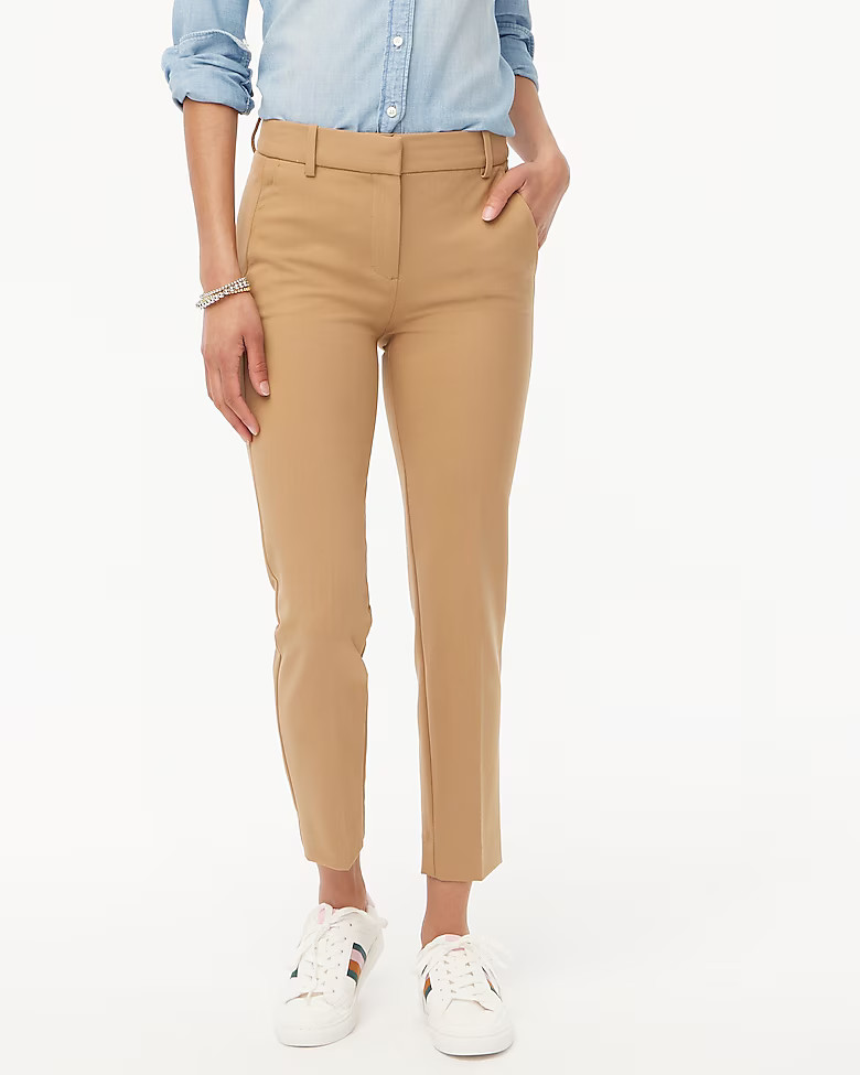 Slim cropped Ruby pant in stretch twill | J.Crew Factory