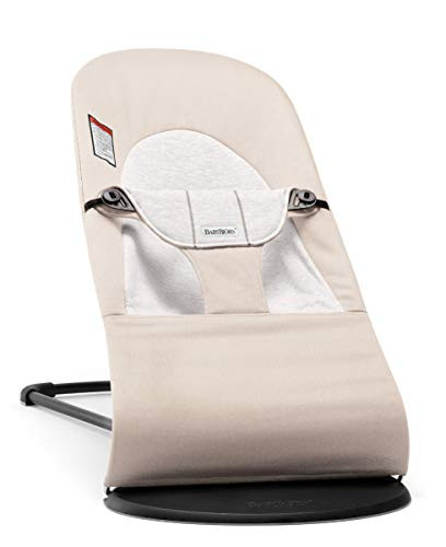 BABYBJÖRN Bouncer Balance Soft, Cotton/Jersey, Beige/Gray | Amazon (US)