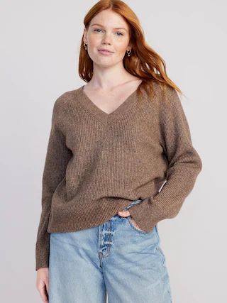 SoSoft Loose V-Neck Sweater | Old Navy (US)