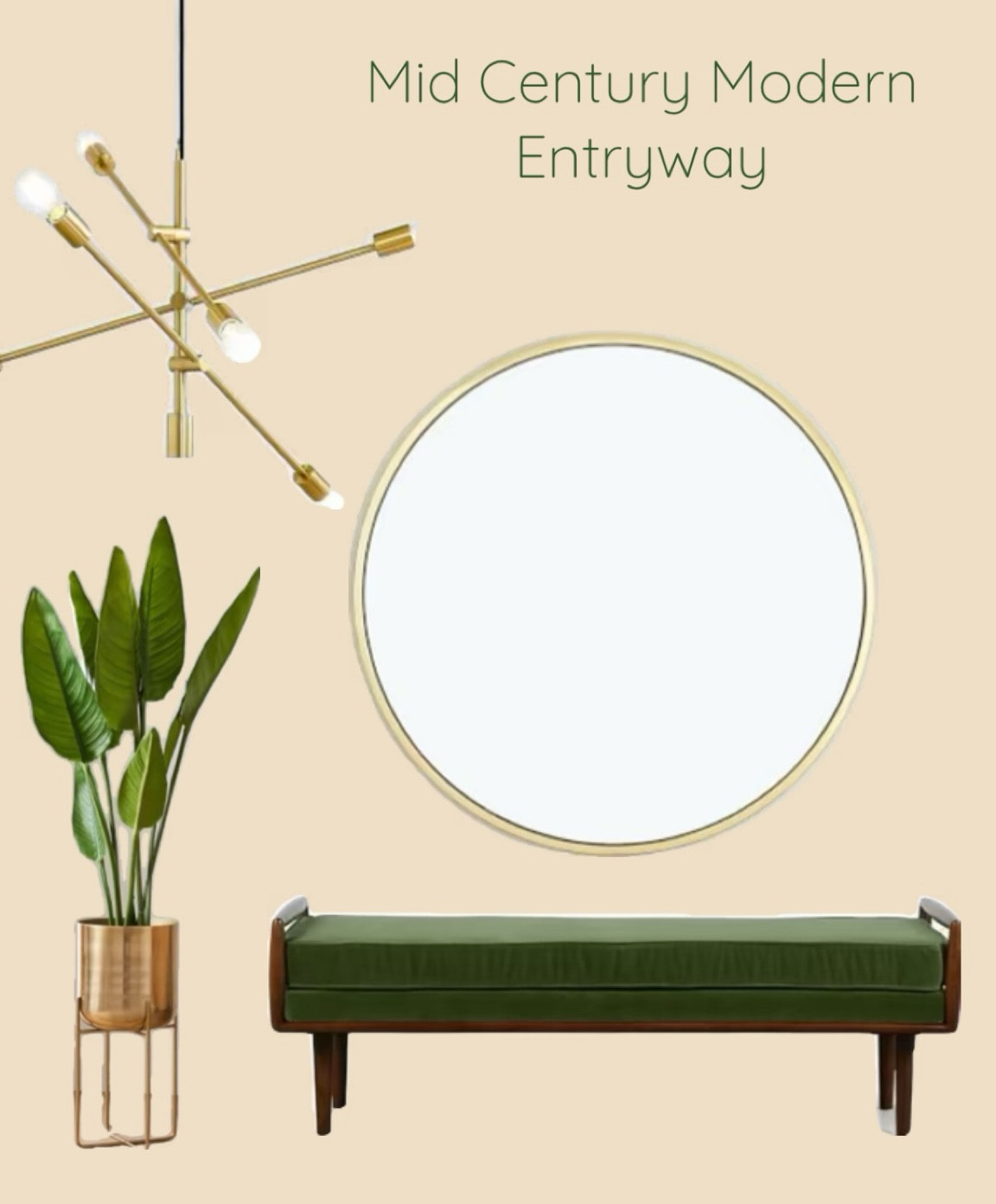 Mid century modern entryway/hallway decor with a statement bench 

#LTKStyleTip #LTKHome #LTKSaleAlert
