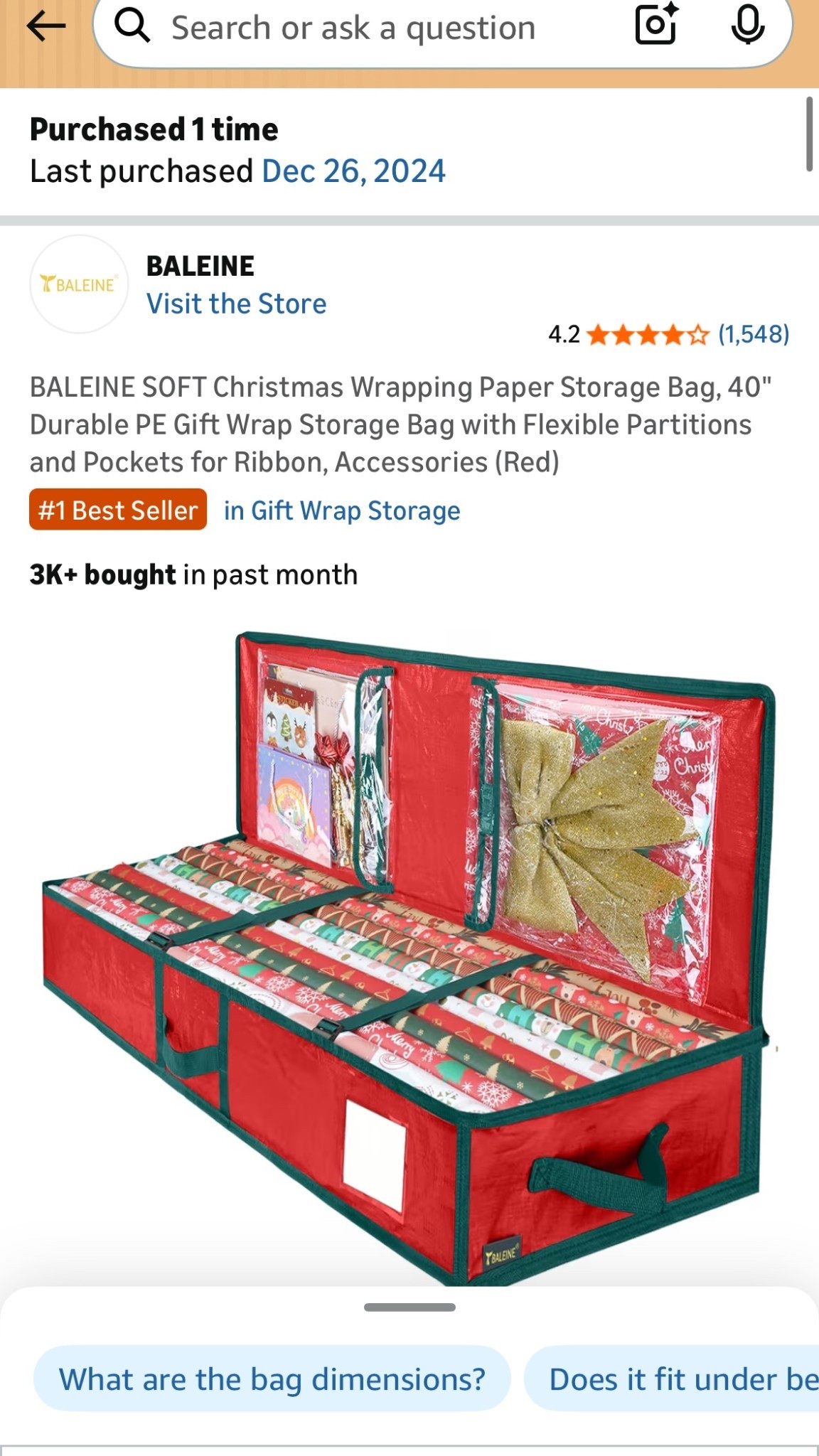 The best thing I ever purchased for all of my wrapping paper and supplies! 

#organization

#LTKHome