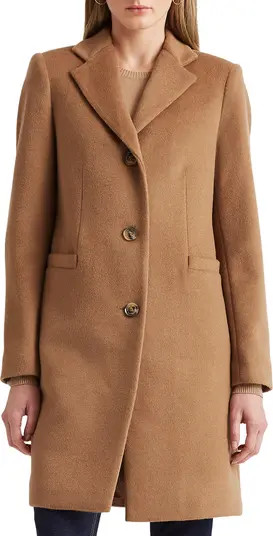 Reefer Wool Blend Coat | Nordstrom