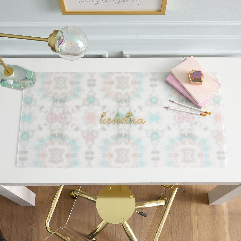 Kendra Scott Personalized Hard Acrylic Desk Mat (36"x18") | Pottery Barn Teen