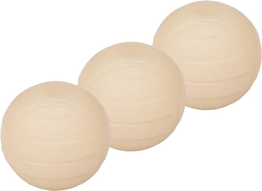 Amazon Basics Glow Toy Dog Balls, 2.5-Inch, 3-Pack, Beige | Amazon (US)