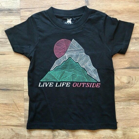 Kids Clothes / Live Life Outside / Boys Shirts / Girls Shirts / Mountain Shirt / Toddler Clothes / C | Etsy (US)