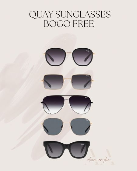 BOGO sunglasses // summer // quay // vacation 

#LTKstyletip #LTKsalealert
