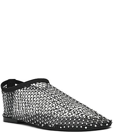 Steve Madden Mino Mesh Rhinestone Flats - 9.5 | Dillard's