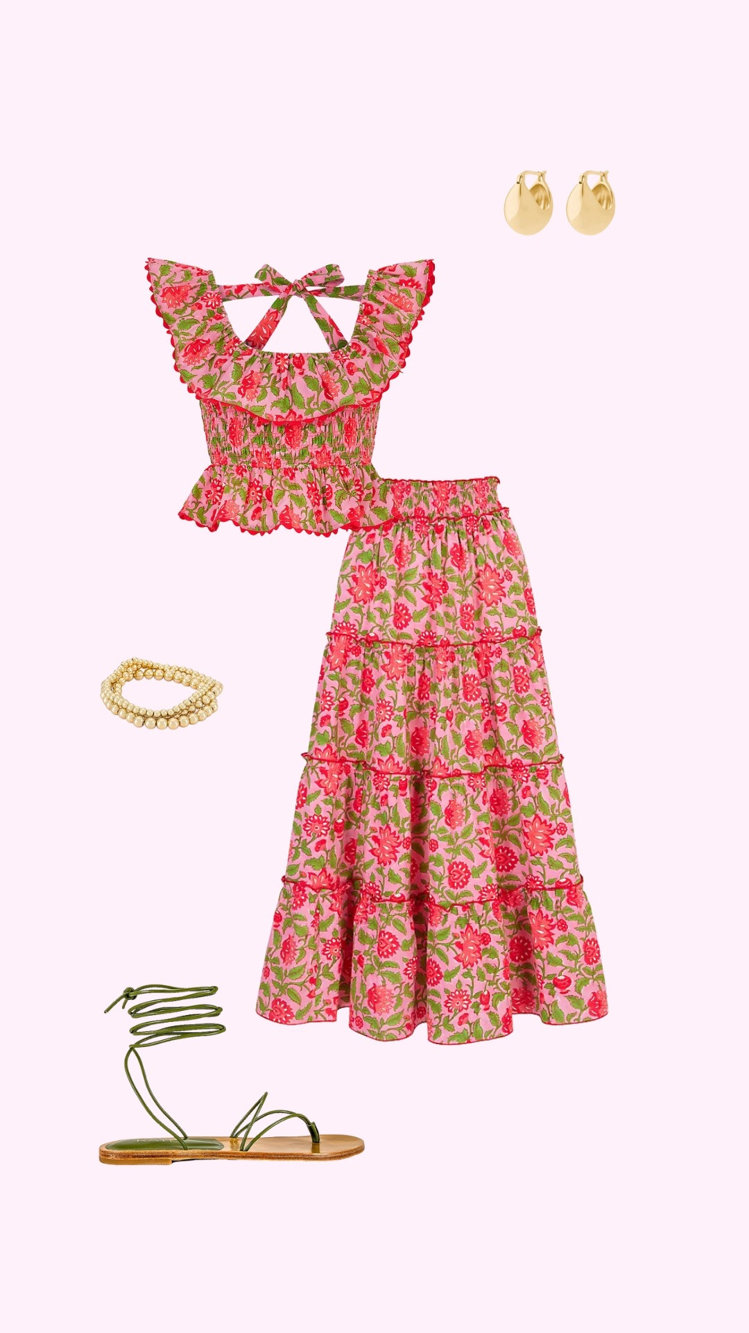 Spring summer floral set outfit OOTD inspo !! 🌷🌷

#LTKActive #LTKSeasonal #LTKStyleTip