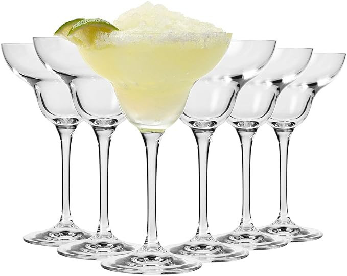 KROSNO Margarita Cocktail Glasses | Set of 6 | 9.1 oz | Avant-Garde Collection | Perfect for Home... | Amazon (US)