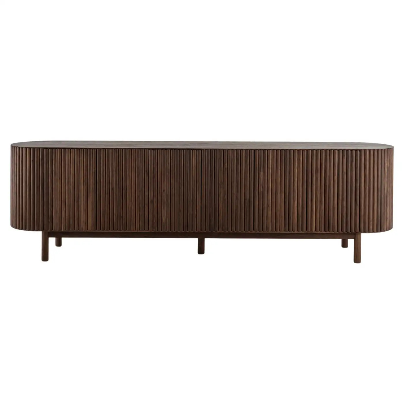 RIMA Credenza, 2.5m Solid Walnut Wood | 1stDibs