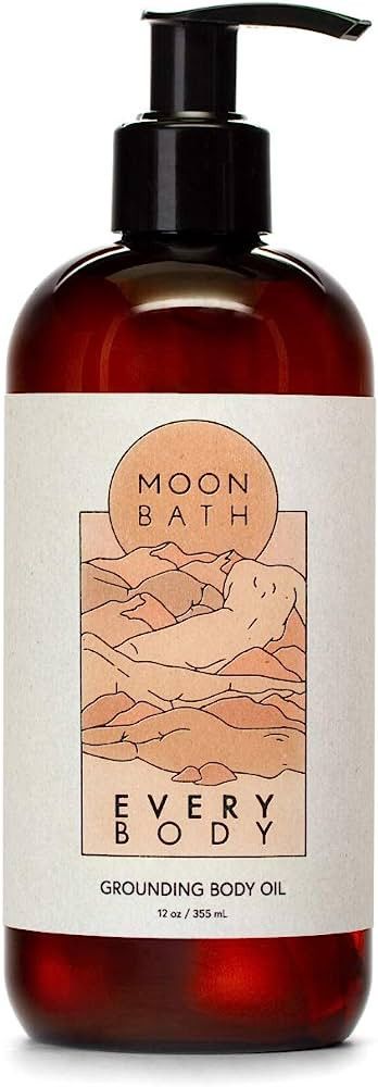 Moon Bath Every Body Grounding Body Oil | Contains Jojoba, Marula & Moringa Oils combined w/Sanda... | Amazon (US)