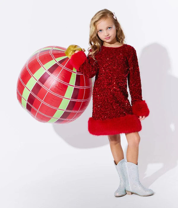 Ruby Shimmer Dress | Lola + The Boys