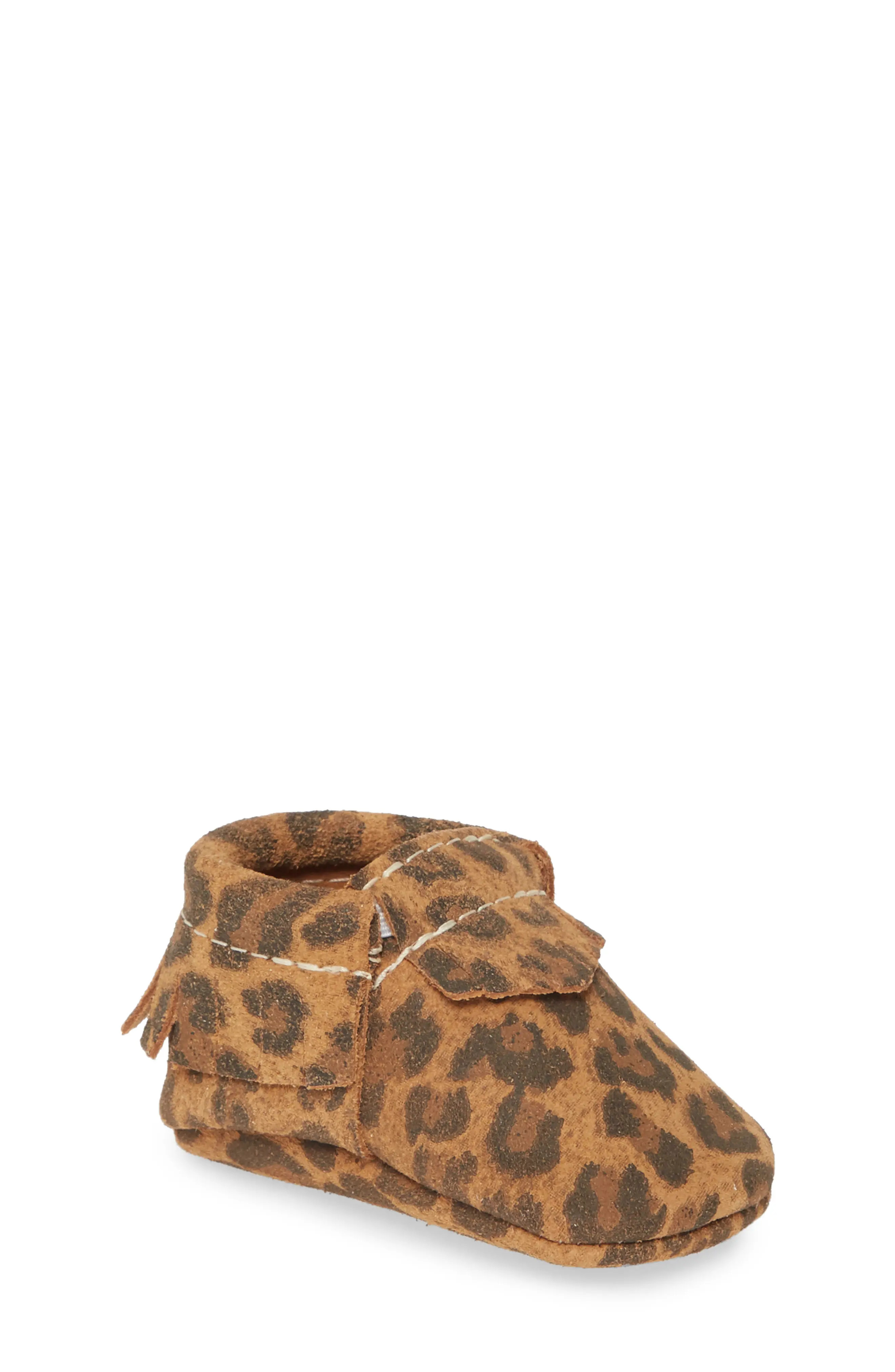 Girl's Freshly Picked Leopard Print Moccasin | Nordstrom