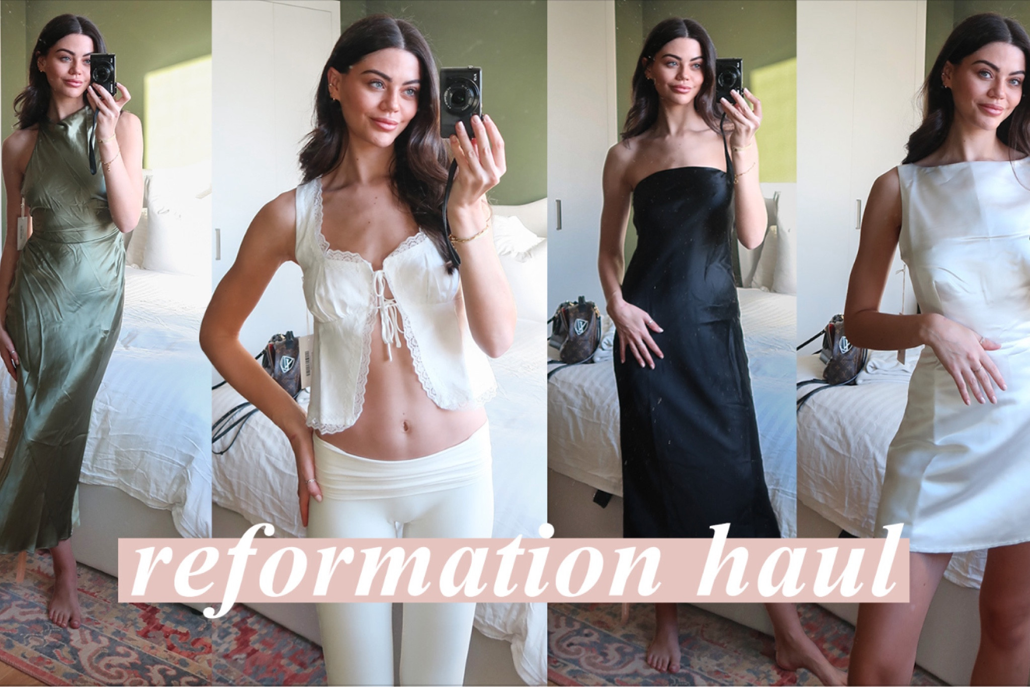 My reformation haul for SPRING SUMMER 🤭😍 loved so many of these pieces, perfect for special events in the city, some beautiful tops for dressing up or to pair with every day staples and some timeless classics I know I’ll keep for years 🖤🫶🏼 

#LTKeurope #LTKSeasonal #LTKfit