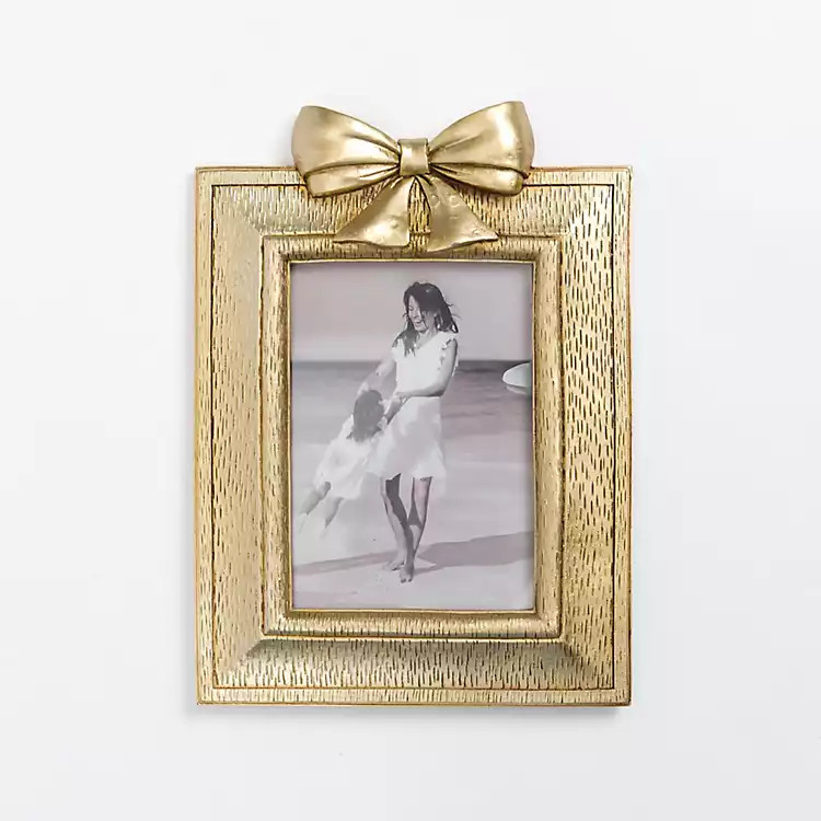 Gold Bow Picture Frame | Kirklands