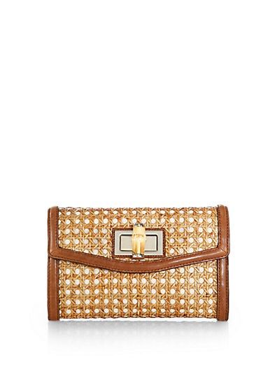 Laguna Court Caning Adelaide Clutch | Saks Fifth Avenue