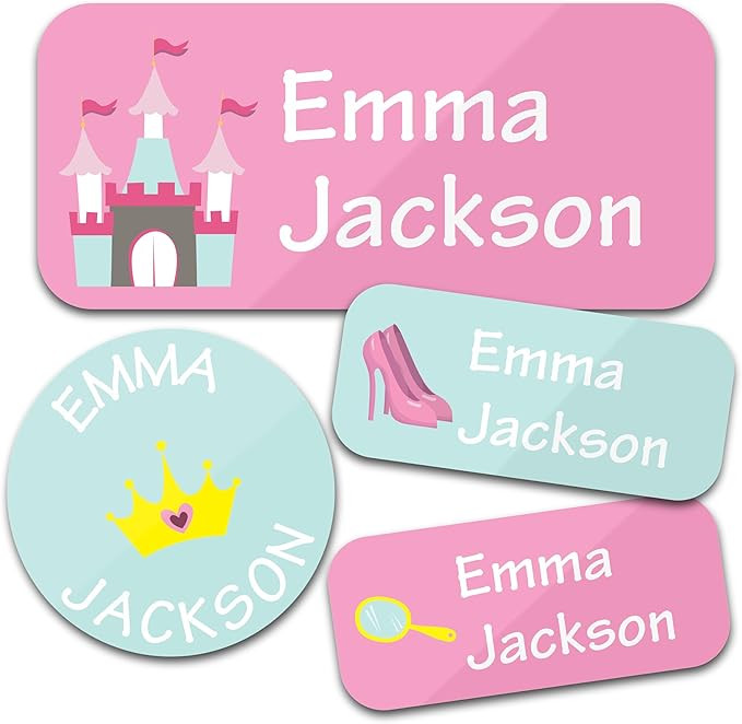 Personalized Daycare Name Labels for Kids (130 Labels) - Custom Waterproof Name Stickers for Clot... | Amazon (US)