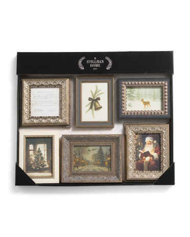 Set Of 6 Neutral Holidays Wall Art | TJ Maxx