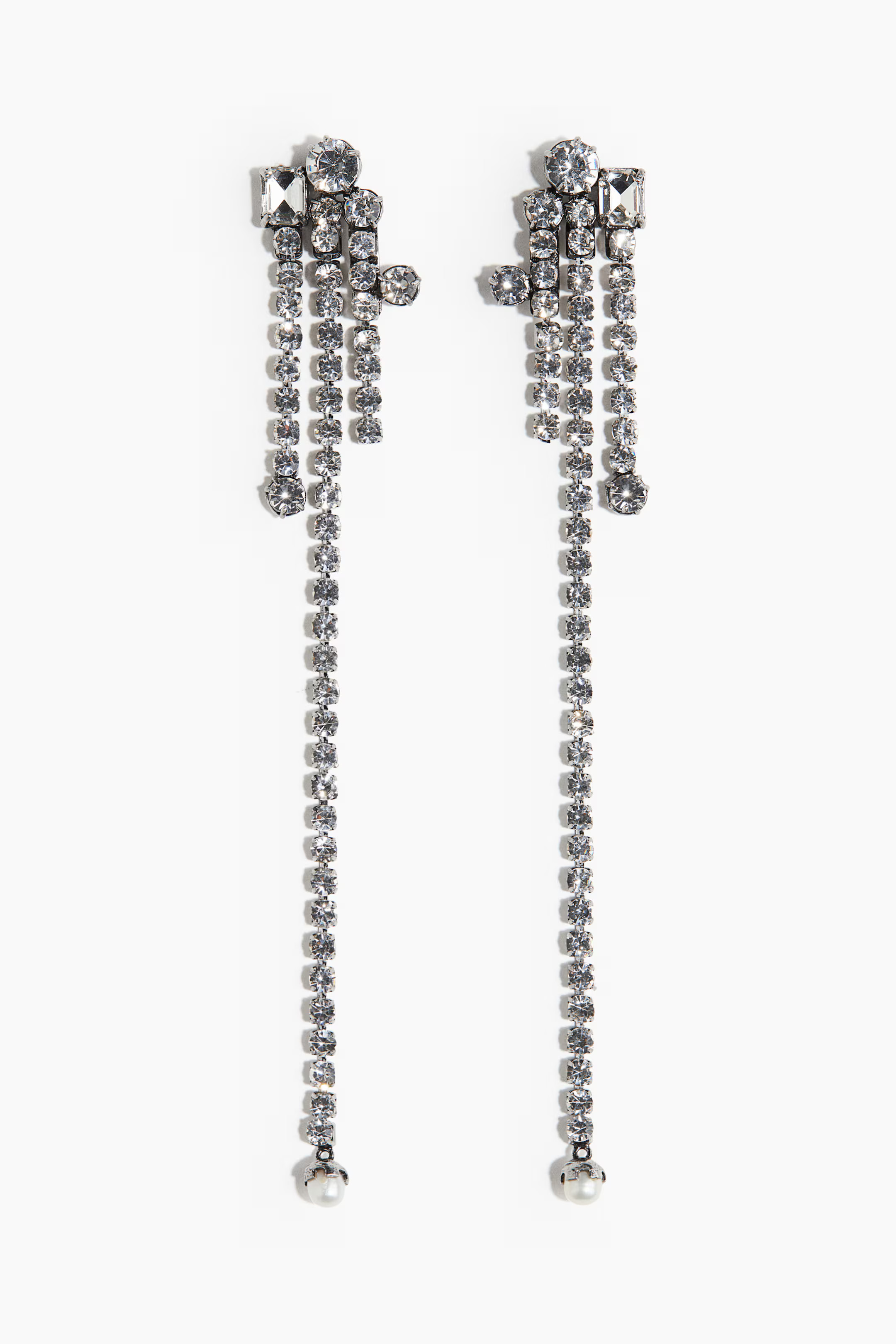 Rhinestone dangle earrings | H&M (UK, MY, IN, SG, PH, TW, HK)