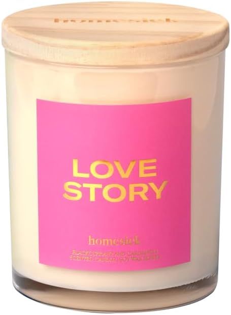 Homesick Love Story Scented Candle - Scents of Blackcurrant and Cardamom, 7.5 oz, 30 Hour Burn, C... | Amazon (US)