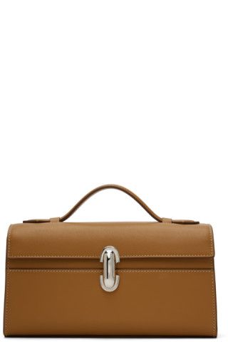 Tan Symmetry Pouchette Bag | SSENSE