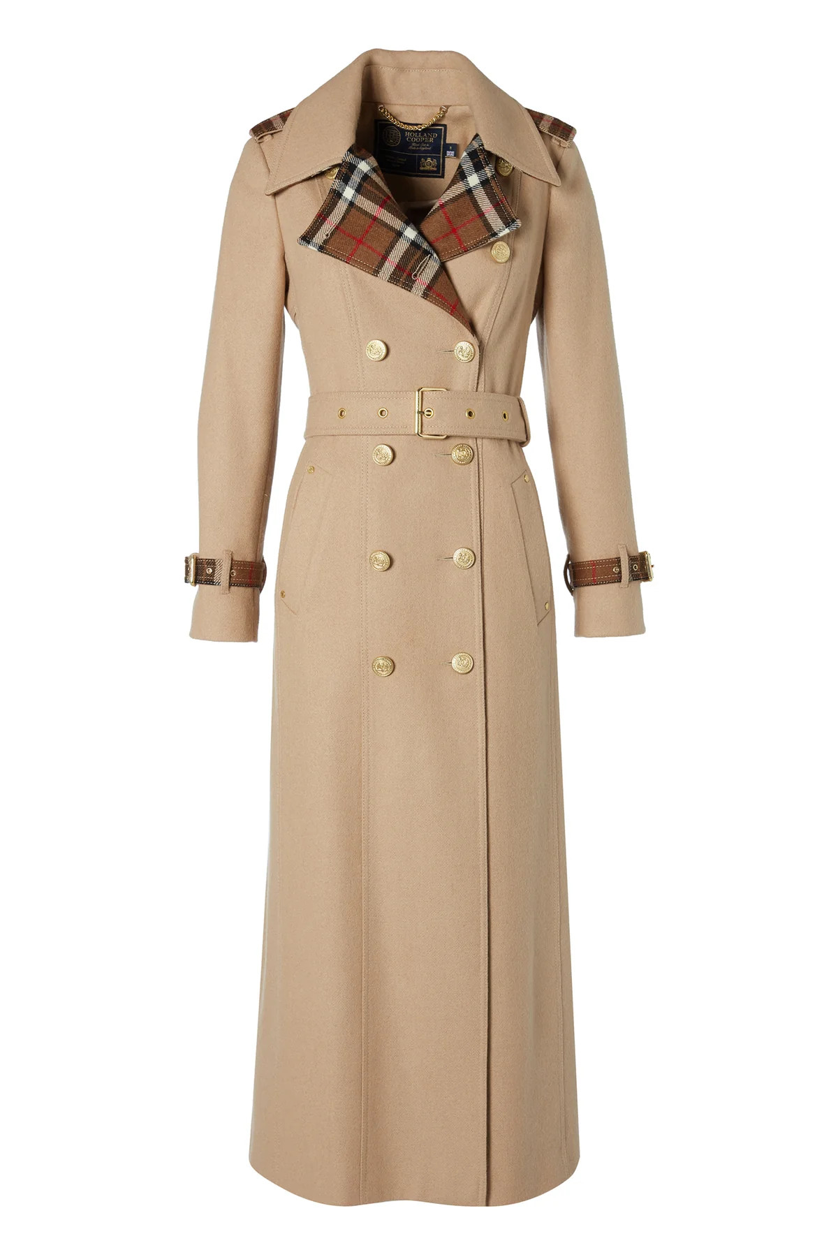 Full Length Chelsea Trench Coat (Camel) | Holland Cooper