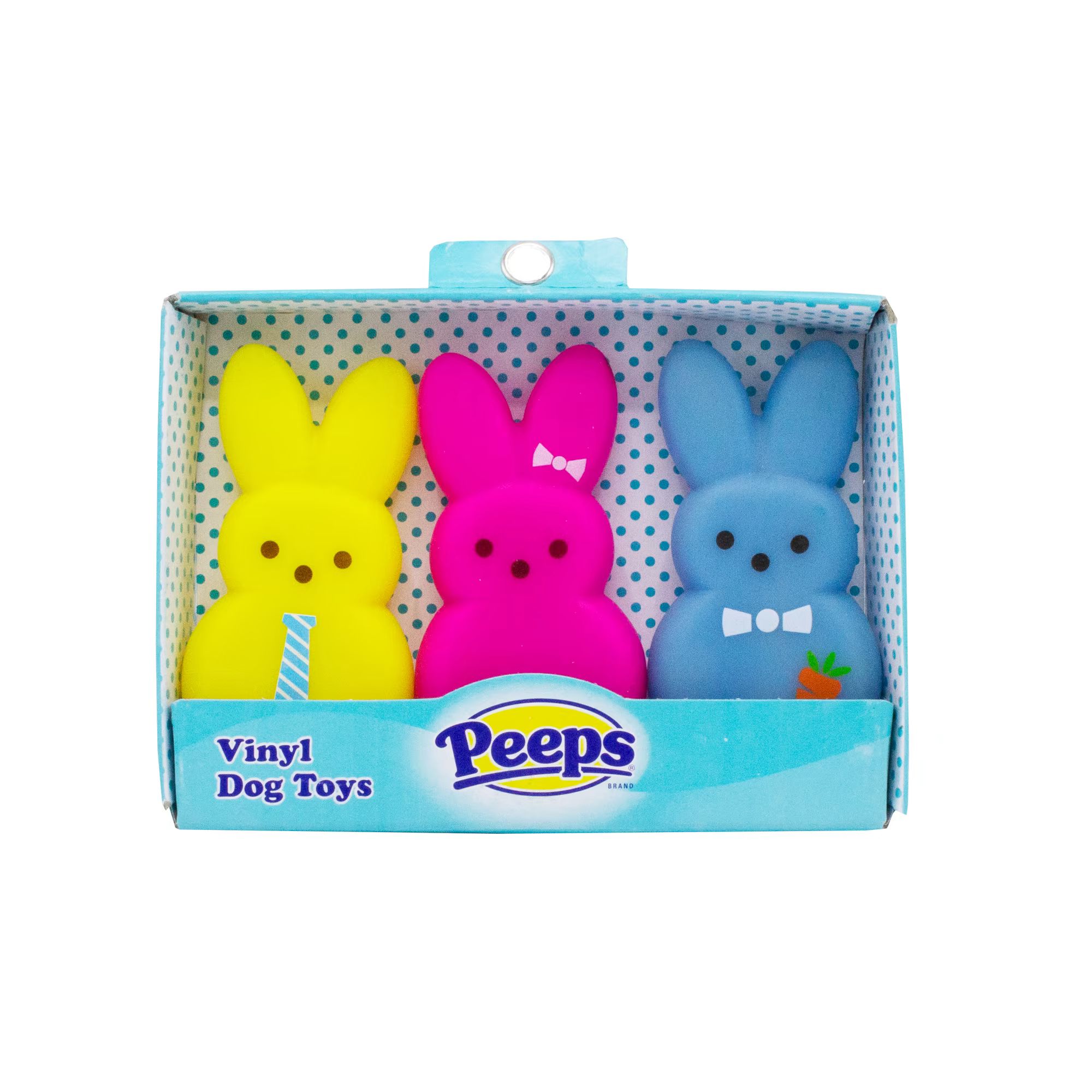 Peeps for Pets 3 Piece Dressup Bunnies Vinyl Value Pack Dog Toys, Small | Petco