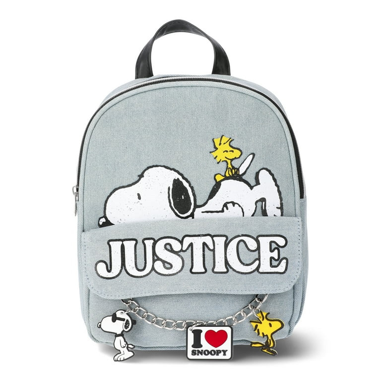 Justice Girls Snoopy Mini Backpack, Blue | Walmart (US)
